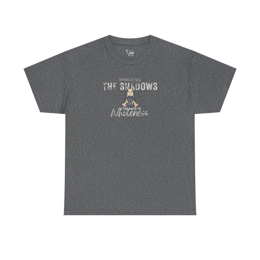 Heavy Cotton Tee — Bunny "Embracing The Shadows" Graphic T-Shirt